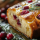 honey bread with cranberries and rosemary