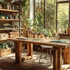 ריהוט מותאם אישית מחומרים ממוחזרים